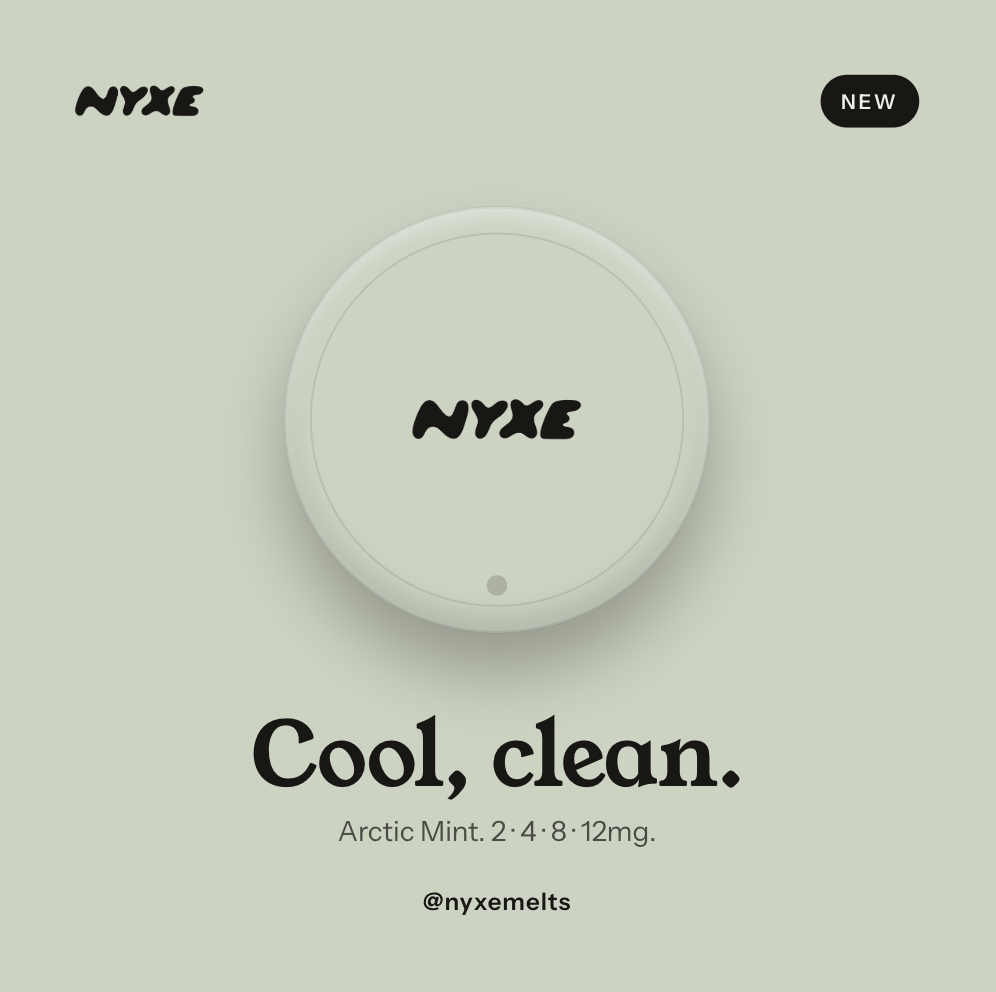NYXE Arctic Mint - Cool, clean.